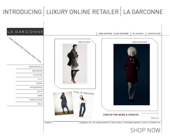 www.lagarconne.com - e-retailer